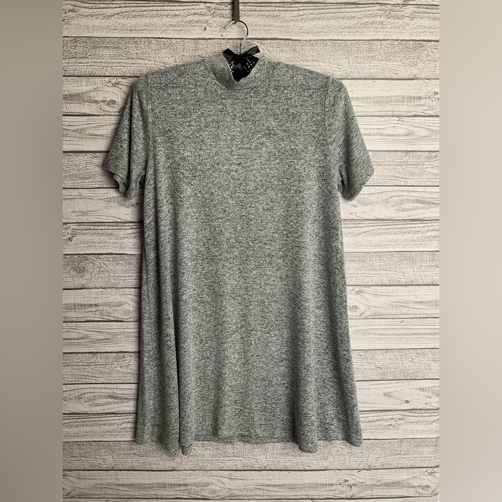 Mock Turtleneck Knit Dress